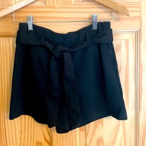 Forever 21 black soft dressy shorts